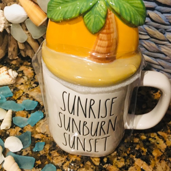 ✨ Tropical Sunrise Sunburn Sunset Rae Dunn Mug ✨ NWT ✨ - Picture 4 of 10